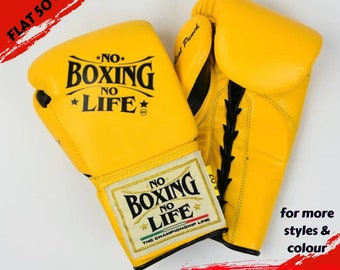 Cadeaux personnalisés de gant de boxe No Boxing no Life, réplique, cadeaux de mariage pour lui, cadeaux uniques pour petit ami, cadeaux d'anniversaire pour papa