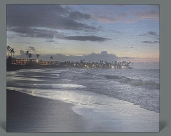 20inx24in Metal Photo of a Beautiful Tropical Beach