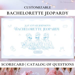 Girls Gone Mild Bachelorette Party Jeopardy Game I Editable Canva Presentation | Bachelorette Trivia Game, Bridal Party Games, Hen Party