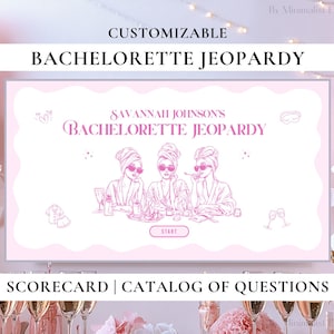 Girls Gone Mild Bachelorette Party Jeopardy Game I Editable Canva Presentation | Bachelorette Trivia Game, Bridal Party Games, Hen Party