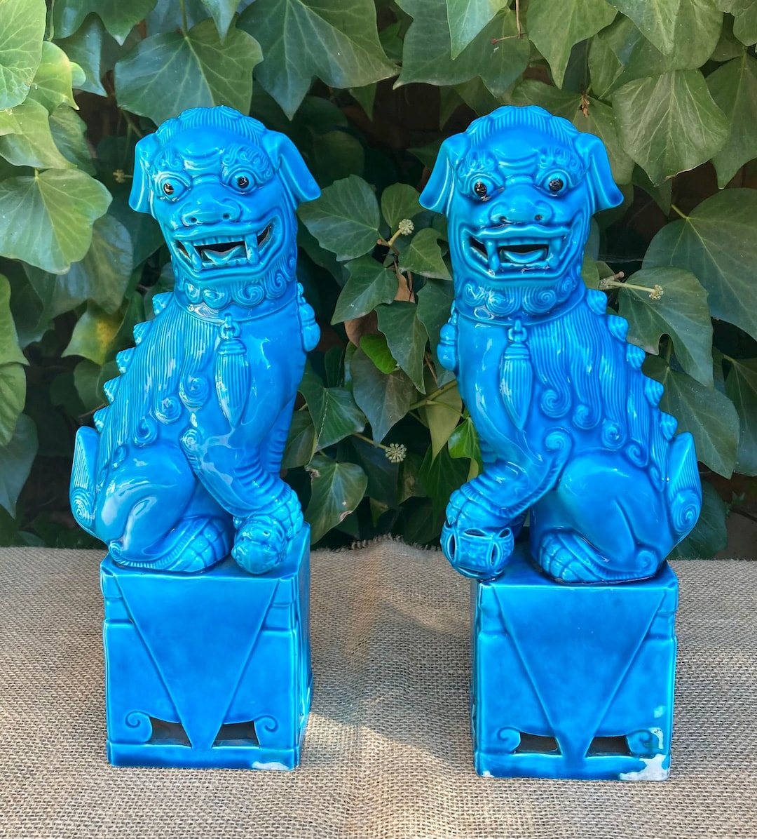 Lovely Pair of Foo Dogs. Etsy