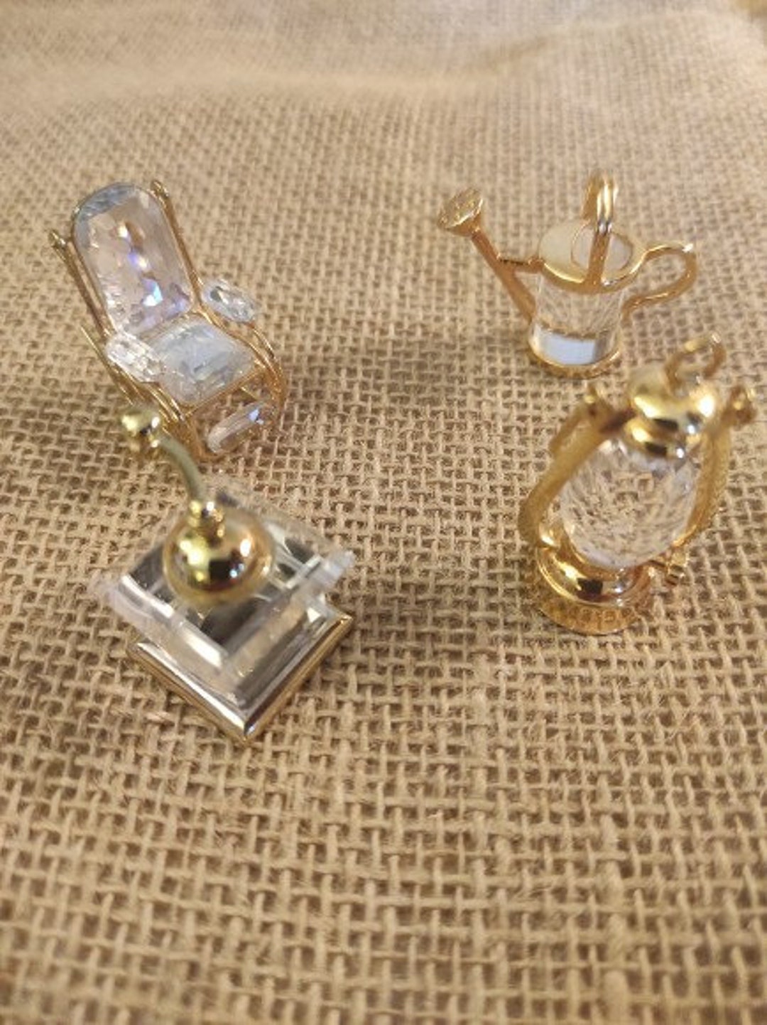 置物 Crystal Memories D.Swarovski & Co Vintage Swarovski Crystal Memories Classics Salt and Pepper