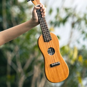 Handmade Soprano Travel Ukulele Personalized