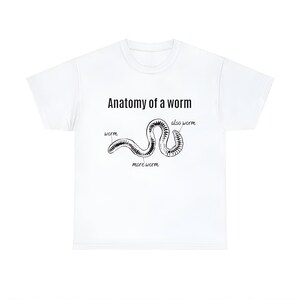 Anatomy Of A Worm Shirt, Funny Worm Shirt, Oddly Specific Shirt, Funny Meme Shirt, Ignorant Design Shirt, Crap Design Shirt, Twitter Meme