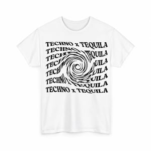 Maglietta Techno Tequila, maglietta per festival di musica rave psichedelica, t-shirt grafica per feste EDM, regalo divertente per gli appassionati di DJ