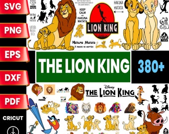 Lion King Clipart, Simba and Pumbaa (svg, png, dxf, eps, pdf - 380 Files)