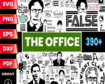 THE OFFICE Bundle SVG, The Office Svg, The Office Tv Show, The Office Clipart, Svg Files for Cricut, Instant Download