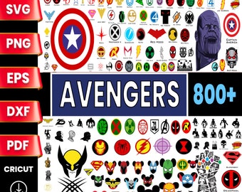 Superhero svg, Avengers Svg, Avengers Svg Bundle, Cut Files,Cricut, Layered Files, Layered Digital Vector File