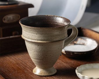 Rustic Artisan Ceramic Coffee Cup