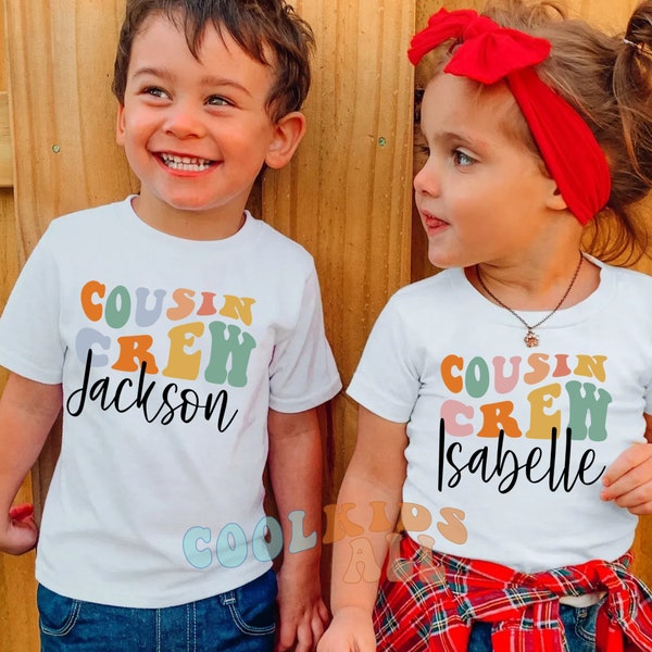 Personalized Cousin Crew Shirt-Retro Cousin Crew Toddler Shirt-Groovy Cousin Crew T-Shirt-Retro Kids Shirt-Cousin Crew Onesie®-Bestseller