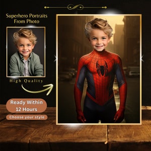 Superhelden Portrait von Foto, Lustiges Superhelden Portrait, Lustiges Superhelden Portrait, Lustiges Superhelden Portrait, Lustiges Geburtstagsgeschenk, Geschenk für Kinderzimmer