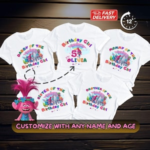 Trolls Family Shirts Etsy