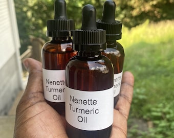 Turmeric Natural Oil, 100% Pure Organic Oil for Beauty, Best Handmade Oil, Skincare Gift 2oz