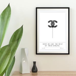 Don't be Like The Rest Of Thems Darling Art, lustige Wandkunst, ästhetisches Zitat Wand Kunst Druck, Typografie Kunst ästhetisches Raumdekor