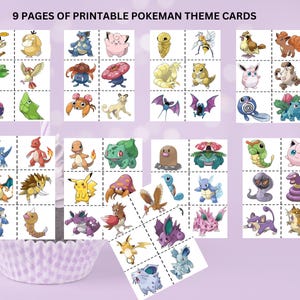 Printable Pokémon trainer scavenger hunt cards with checklist. Includes 54 cards, perfect for birthday parties, gamer activities, and school games. Instant digital download lets kids enjoy Pokémon treasure hunts right away. Use for birthday party favors, classroom activities, or gamer-themed scavenger hunts. Pokémon party game inspired by Pikachu, Charizard, and PokéBall fun. Fun and interactive way to entertain kids at Pokémon-themed events or birthday celebrations.