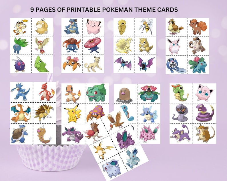 Printable Pokémon trainer scavenger hunt cards with checklist. Includes 54 cards, perfect for birthday parties, gamer activities, and school games. Instant digital download lets kids enjoy Pokémon treasure hunts right away. Use for birthday party favors, classroom activities, or gamer-themed scavenger hunts. Pokémon party game inspired by Pikachu, Charizard, and PokéBall fun. Fun and interactive way to entertain kids at Pokémon-themed events or birthday celebrations.