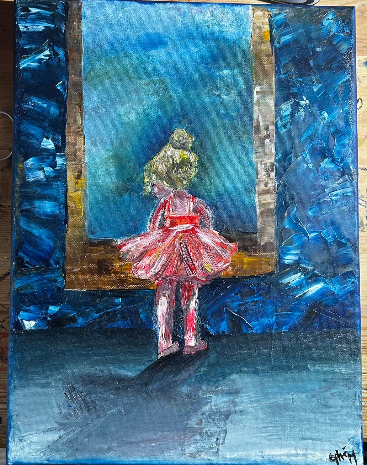 Etsy - Peinturees Bleu Peinture Acrylique Avec Prénoms