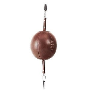 Heritage Brown Leather Boxing Speed Ball, Double End Speed Ball, Mini Punching Bag,Boxing Bag, Heavy Bag,Training Bag, Speed Gear for Boxing