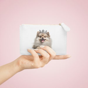 Pommern Mini Clutch Tasche, Puppy Clutch, Welpen Geschenke, Pommern Geschenk,