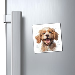Cavapoo puppy Magnet, cute puppy magnet, puppy magnet, cute dog gifts, cavapoo, pet parent gifts