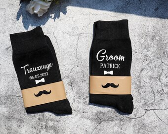 Personalisierte Socken - Hochzeitssocken - Groom Gift - Groomsman Gift - Trauzeugen Geschenk - Personalisierte Geschenk