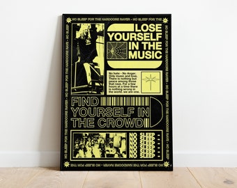 90's Acid House/Rave Poster - A3/A4