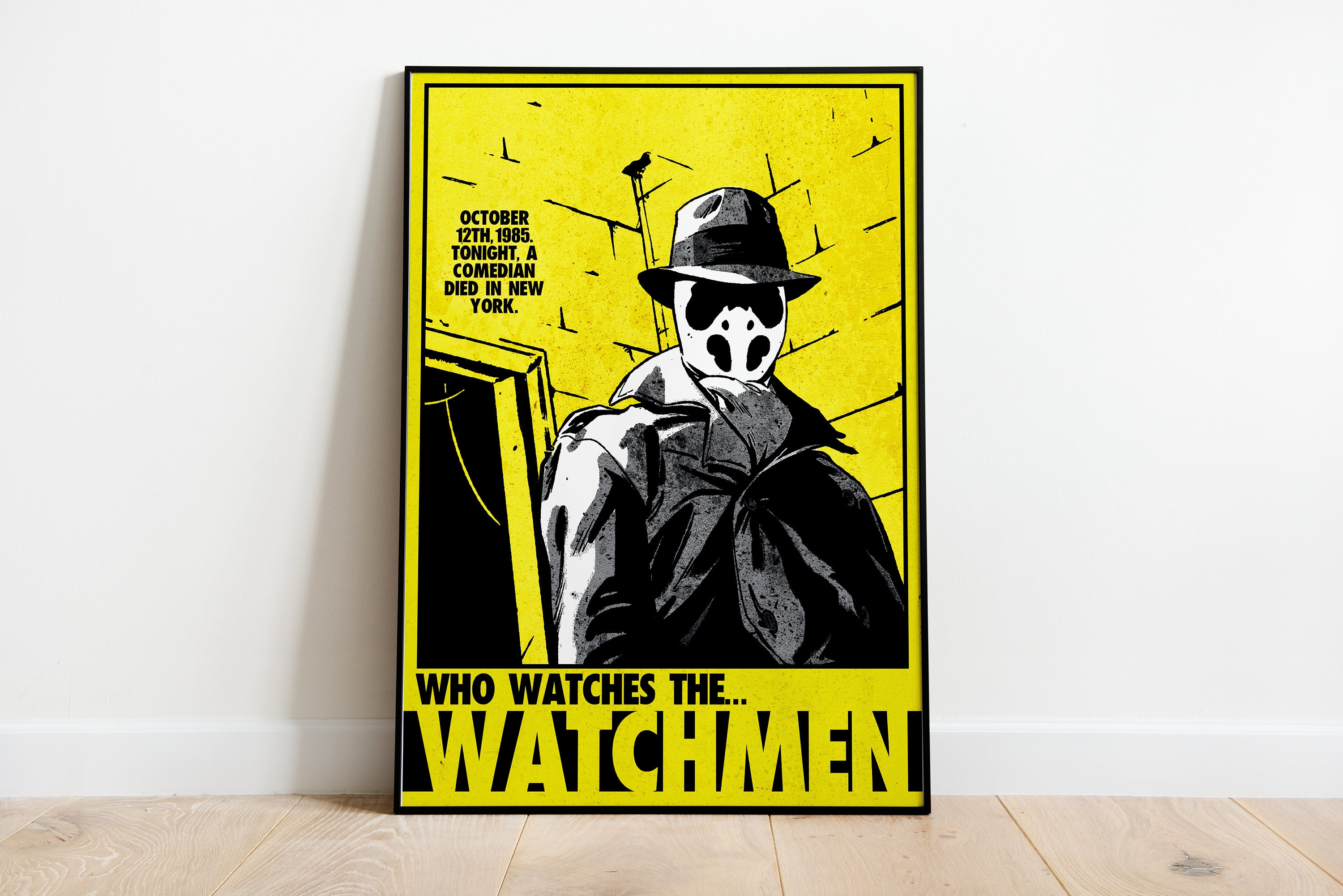 Watchmen Rorschach Comic Book Antihero Art Print Decor - POSTER 20x30