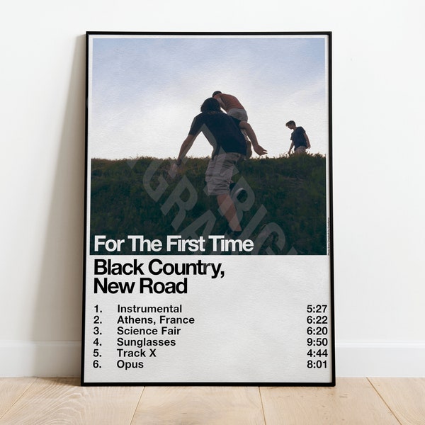 For The First Time - Black Country, New Road Poster - A3/A4