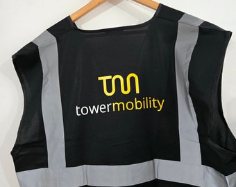 Custom Logo Hi-Vis Safety Vest: Printed or Embroidered