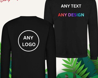 Custom Sweatshirt – Any Custom Logo Printed Available, Business Workwear