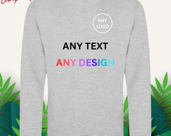Sudadera personalizada: jersey con diseño personalizado y cualquier logotipo bordado