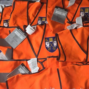 Kid&#39;s Hi-vis Safety Vest, School Trip, School Logo Custom Hi-vis Vest, Nursery Hi-Vis Vest, Fluorescent Vest, Personalised Printed High Viz