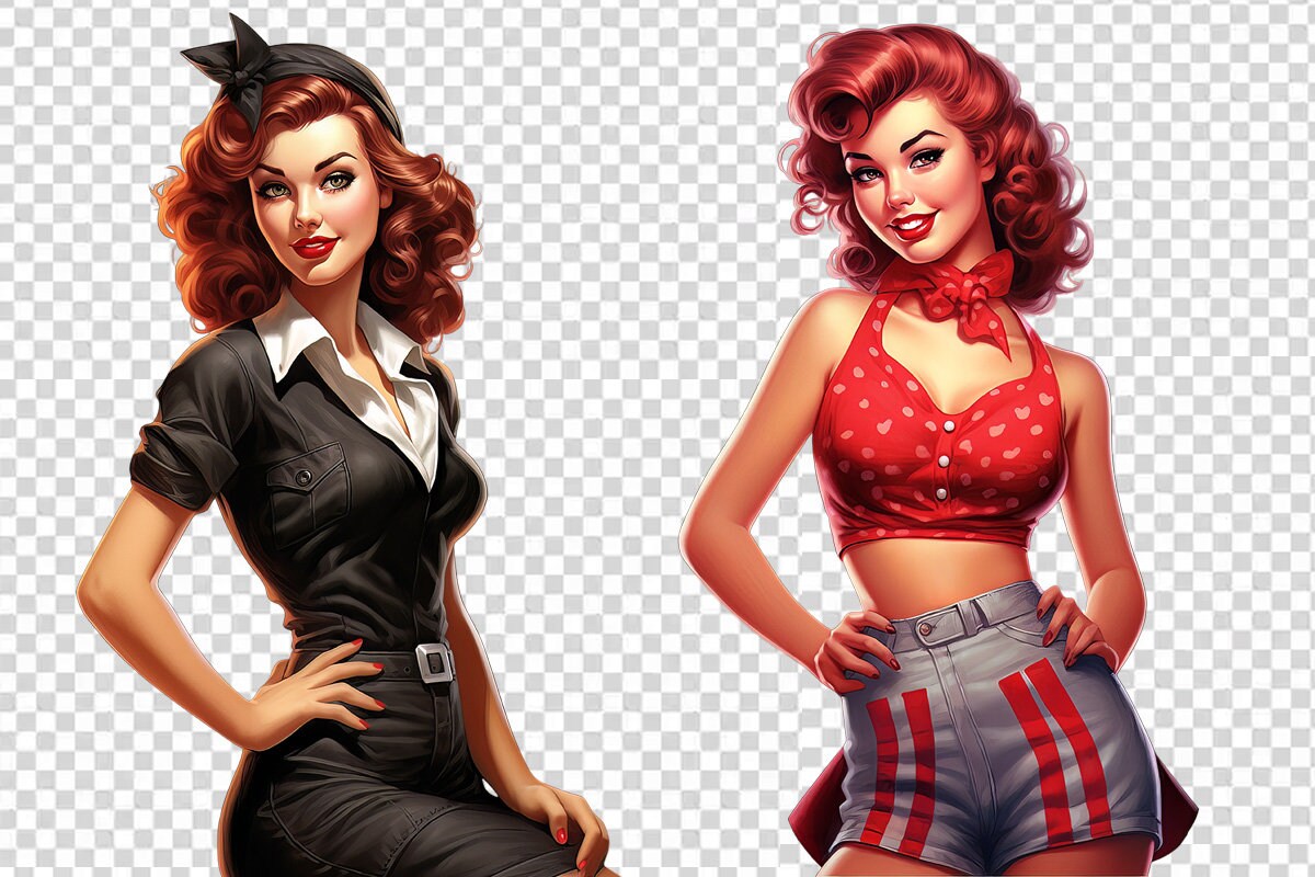 Pin Up Girl Clipart