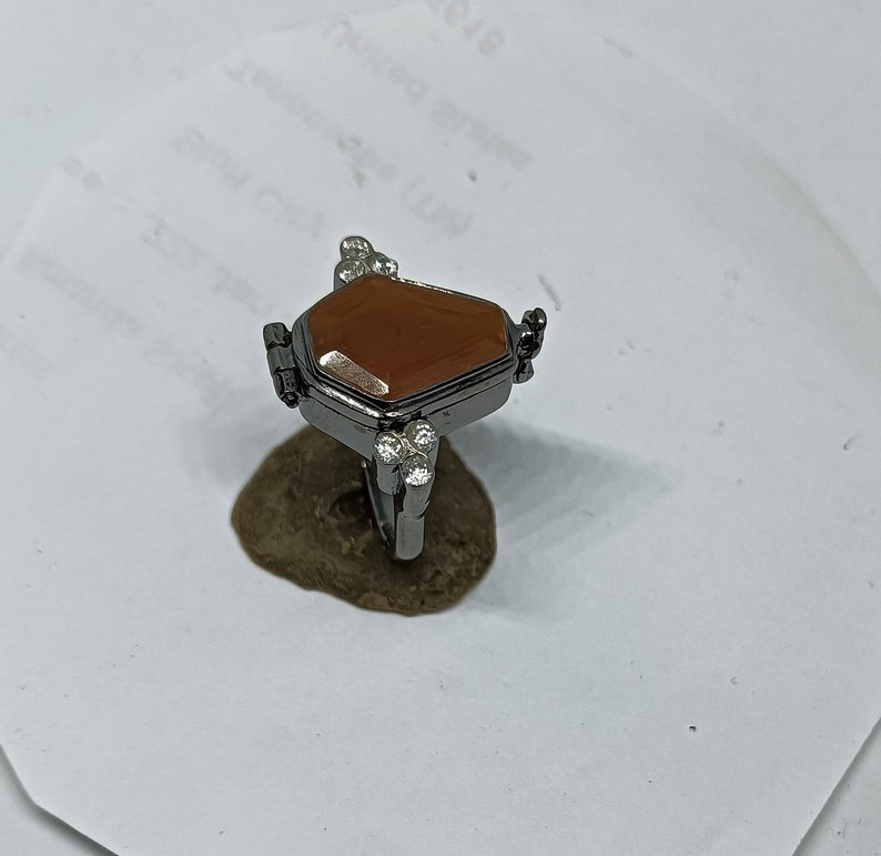 Coffin Poison Ring
Poison Silver Ring
Coffin Onyx Ring
Orange Onyx Ring
handmade Poison Ring
925 Sterling Silver
Coffin Locket Ring
Secrets Poison Ring
Coffin Ring
Gift Ring Jewelry
Christmas Gift
Poison Ring
Compartment Box Ring