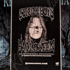 Suicideboys Halloween på Cervantes Masterpiece Ballroom, CO 2017 konsertaffisch
