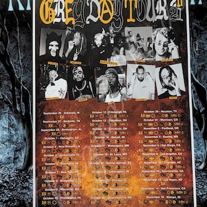 Suicideboys Greyday 2021 Turnéaffisch