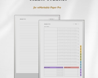 Habit Tracker for reMarkable Paper Pro
