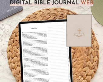 Digital Bible WEB, Digital Journaling Bible, GoodNotes Bible, PDF Bible, iPad Bible