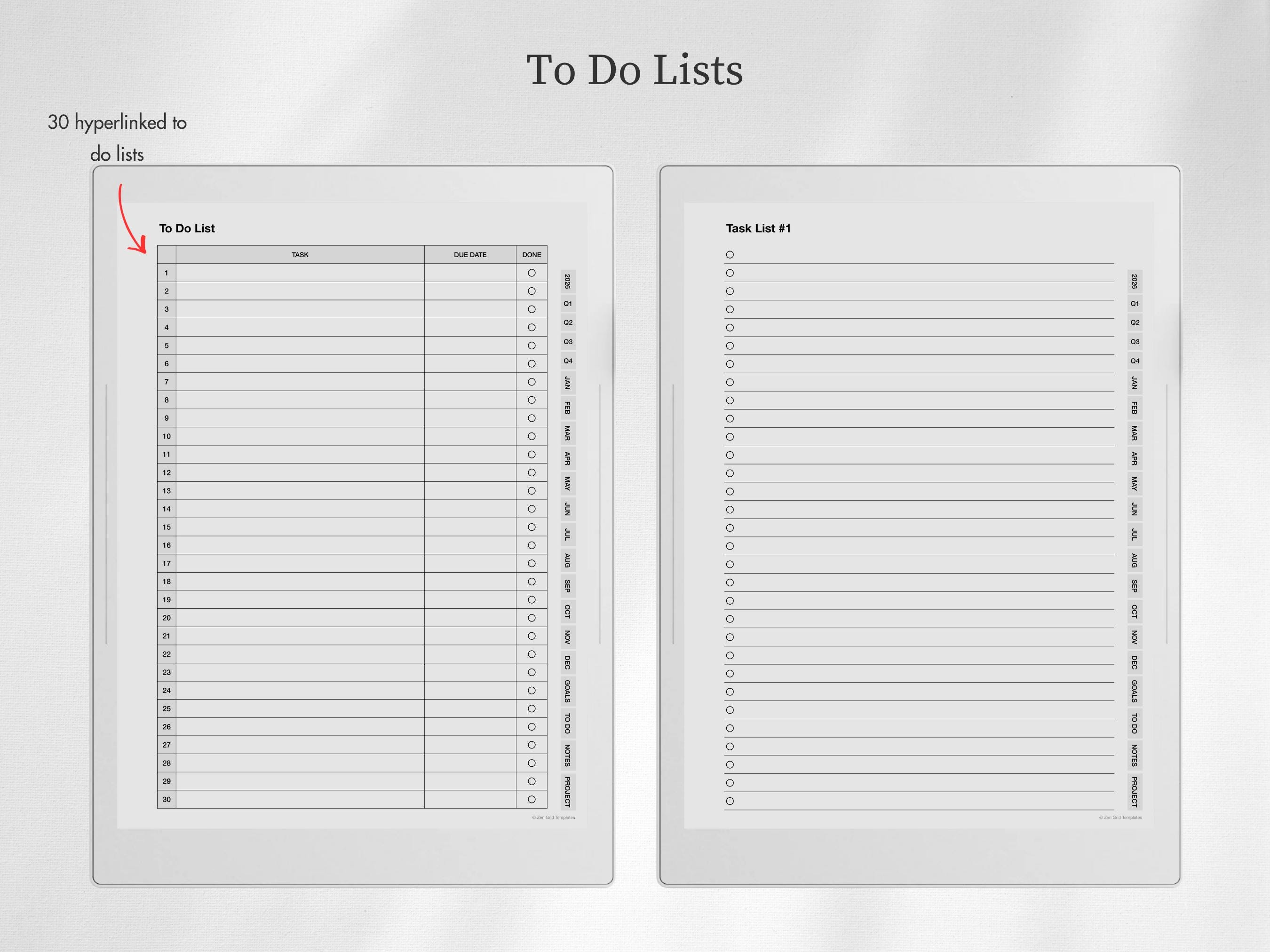 2026 + 2027 Daily Planner Template for Supernote Manta A5X & Supernote ...