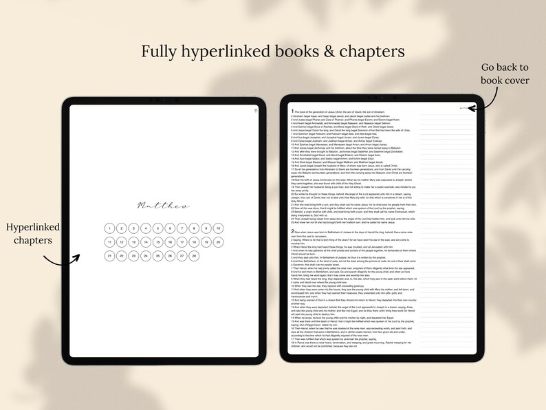 Digital Journaling Bible, Digital KJV Bible, Digital Bible Journal, Goodnotes Bible, PDF Bible