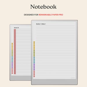 Notebook for reMarkable Paper Pro
