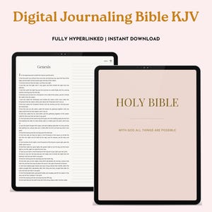 Digital Bible Journal KJV | Digital Journaling Bible PDF