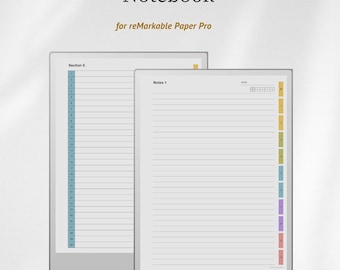 Anteckningsbok för reMarkable Paper Pro