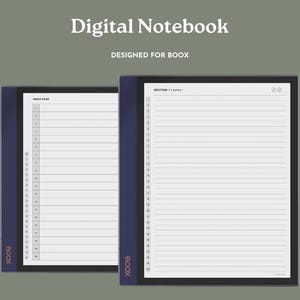 Quaderno per BOOX / Modello di nota per BOOX Go, Note & Tab Series