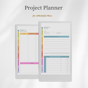 Projectplanner voor reMarkable Paper Pro Move
