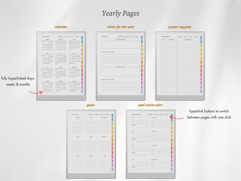 2026 + 2027 Daily Christian Planner for Remarkable Paper Pro, Bible ...