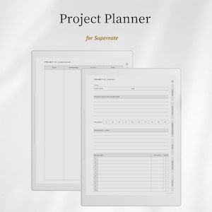 Project Planner for Supernote