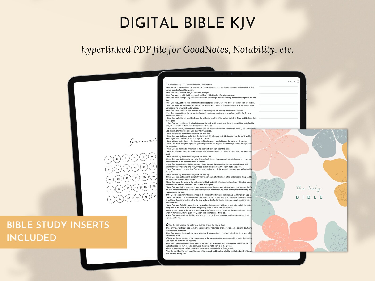 Digital Journaling Bible Digital Bible KJV Digital Bible Etsy