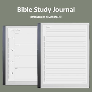 Diario biblico per Remarkable 2 / Diario di studio biblico per Remarkable