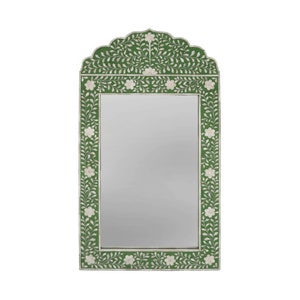 Bone Inlay Mirror Frame | Reflective Mirror | Wall Hanging Mirror Frame | Vanity Mirror Frame | Handcrafted Mirror | Free Shipping